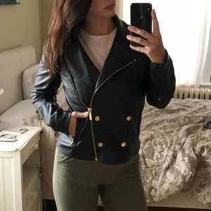 Michael Kors Leather Jacket never worn women’s M